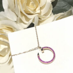 Cartier Juste Un Clou Necklace With Pink Sapphire