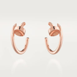 Cartier Juste Un Clou Hoop Earrings 18K Rose Gold