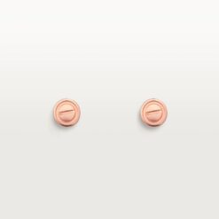 Cartier Love Earrings In Screw Design 18K Rose Gold
