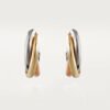 Cartier Trinity Earrings 18K Gold Tri-Color