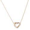 Cartier Trinity Heart Necklace18K Gold with Diamonds Tri-Color