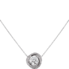 Cartier Trinity Ruban Necklace 18K White Gold with Diamonds