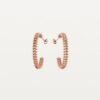 Clash De Cartier Hoop Earrings Small Model 18K Rose Gold