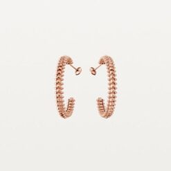 Clash De Cartier Hoop Earrings Small Model 18K Rose Gold