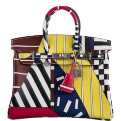Hermes Birkin 25 Multicolor Bag Limited Edition