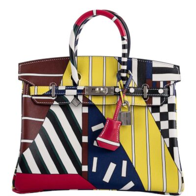 Hermes Birkin 25 Multicolor Bag Limited Edition