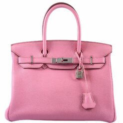 Hermes Birkin 30 Bubblegum Pink Togo Bag