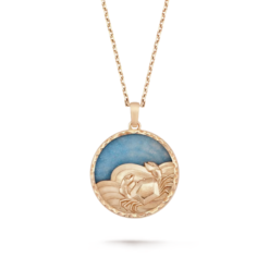 VCA Zodiaque Long Necklace Cancri (Cancer) 18K Rose Gold