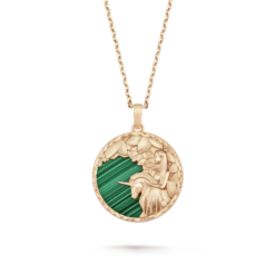 VCA Zodiaque Long Necklace Virginis (Virgo) 18K Rose Gold