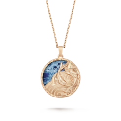 VCA Zodiaque Long Necklace Piscium (Pisces) 18K Rose Gold